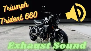 Triumph Trident GPR Exhaust Raw Sound