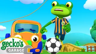 Fair Play Football Mix Up | Gecko's Garage | Robot Cartoons for Kids | Moonbug Kids