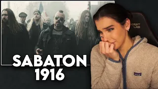 EMOTIONAL VIDEO! First Time Reaction to Sabaton - "1916"