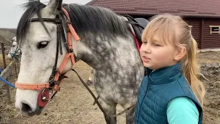 Алиса будет заниматься КОННЫМ СПОРТОМ в центре отдыха ГРИНЛАНДИЯ !