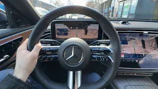 New MERCEDES E-Class 2024 - CRAZY AUGMENTED reality NAVIGATION & HEAD UP display