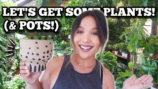 Plant & Pot Shopping at the Most JAM PACKED Plant Shop in LA! and a Pot Haul!
