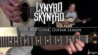 Tuesday's Gone Guitar Lesson - Lynyrd Skynyrd