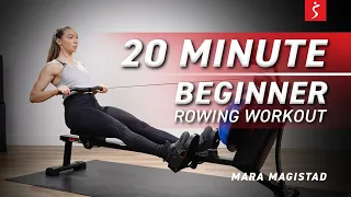 Beginner Rowing Workout - ENDURANCE, STRENGTH, & POWER | 20 Minutes