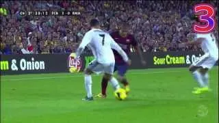 Humillación de Dani Alves a Cristiano 3 CAÑOS