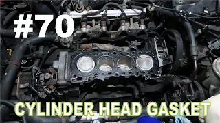 Como cambiar la junta de culata Honda Civic / Cylender head gasket