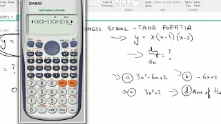 using calculator for differentiaton