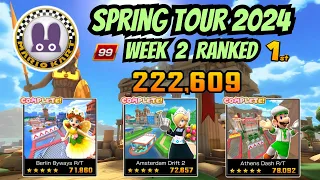 Week 2 Ranked Cup - Spring Tour (2024) | Mario Kart Tour