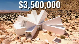 $3.5 MILLION Shipping Container Starburst House in Joshua Tree