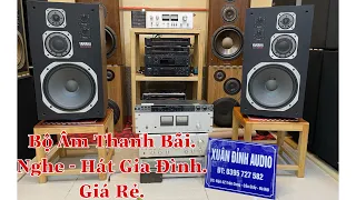 Gặp Em Xuân Đỉnh Là Sẽ Có Bộ Âm Thanh Hay Mà Rẻ, Loa Yamaha Ns-600, Pow Pioneer M1500, Vang Cơ.