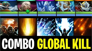 EPIC TEAM WORK WOMBO COMBO GLOBAL KILL by Goodwin 7.27c | Dota 2