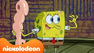 Every Time SpongeBob Uses a Tiny Clone! 🤏 | Nickelodeon UK