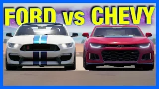 Forza Horizon 3 Online : FORD vs CHEVY!!