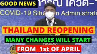 No More Pre Departure PCR - Many Changes From april-Thailand Reopening/Thailand News/Travel Thailand