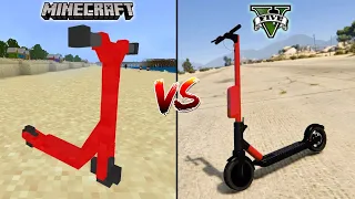 MINECRAFT SCOOTER VS GTA 5 SCOOTER - WHICH IS BEST?