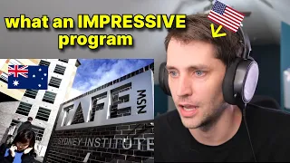 American reacts to: What is "TAFE" in Australia?