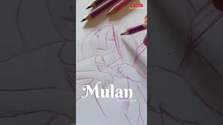 Mulan #andriannsart#tutorial#quicksketch#sketch#sketching#shorts#princess#mulan#disney#artist#art