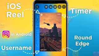 How To Share Reels Like iPhone in Honista v4 With Timer + Username & 60 Sec Story | Round edge PNG