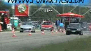 Audi 200 20V Turbo vs Porsche 1/4 mile