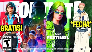 NUEVO PACK GRATIS, SKIN DE BILLIE EILISH, FILTRACION DE STAR WARS, JUJUTSU KAISEN Y MÁS EN FORTNITE!