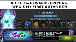 ACT 8.1 100% EXPLORATION REWARDS OPENING! MY FIRST R5?! T6CC Crystal! Marvel Contest of Champions