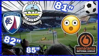 Chesterfield vs Dover| 2 GOALS IN 5 MINUTES TO WIN THE GAME!!!!!