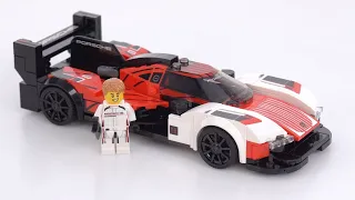 LEGO Speed Champions Porsche 963 LMDh #NotSponsored review! Massive improvement over the 6-wides