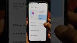 Redmi Note 10S MIUI 14 (Android 14) Update #shorts #youtubeshorts