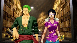 Zoro and Tashigi Cutscenes | One Piece: World Seeker - The Void Mirror Prototype DLC