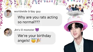 BTS TEXTS ► a very nOrMaL b'day party for our HOTY