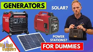 Generators for Dummies - RV's/Trailers/Camping