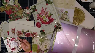 HSN Anna Griffin Haul! Kirigami Dies & Cards Review Tutorial & Matte Metallic Paper AS Unboxing!