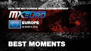 EMX250 round of Europe Valkenswaard 2016 Best Moments Race 2 - motocross