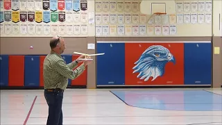 Indoor free flight - Rubber powered "Gym Dandy" fly-off