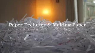 Paper Declutter and How To Make Paper Out of Recycled Paper - Simplify Your life