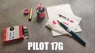 Обзор перьевой ручки Pilot 17G, перо F. Япония.