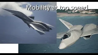 Mobility at top speed: ADF-11F v.s YF-23