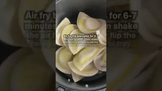 Pierogies in Air Fryer Recipe #shorts