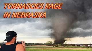 Damaging Tornadoes Wreak Havoc near Lincoln and Omaha, Nebraska! {C-S}