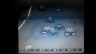 overtaking fernando alonso & felipe Massa in Hamilton