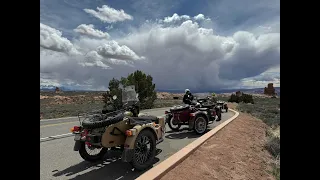 Мотоцикл Урал в Пустыне. Моаб #2