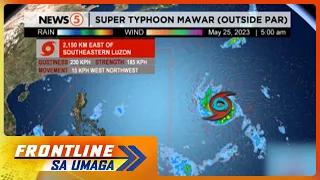 Bagyong Mawar, balik sa ‘Super Typhoon' category | Frontline Sa Umaga