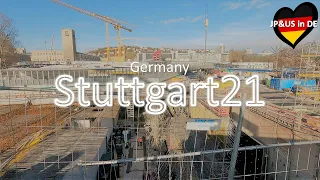 【Stuttgartドイツ🇩🇪】Stuttgart21 Rail Project / Walking in Stuttgart Germany