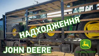 Два John Deere 6600 та  6910   Колеса на вузьких дисках = Плуг Pöttinger Landsberg   Технобаза