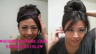 ♡ 2 Minute Regal Updo (Audrey Hepburn-ish lol) ♡