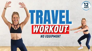 FULL BODY Travel workout No equipment (LOW IMPACT!) 💥