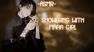 [ASMR] [ROLEPLAY] showering with mafia girl (binaural/F4A)