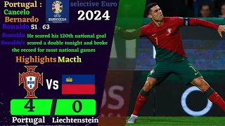 Ronaldo| Portugal vs Liechtenstein | Euro2024 selection | Cristiano's record breaking and brilliance