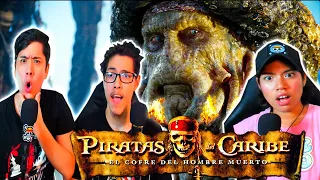 PIRATAS DEL CARIBE 2 EL COFRE DE LA MUERTE pelicula REACCION!!