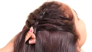 Unseen Party hairstyle for girls | Hair Style Girl | Easy Hairstyles for long/Medium hair